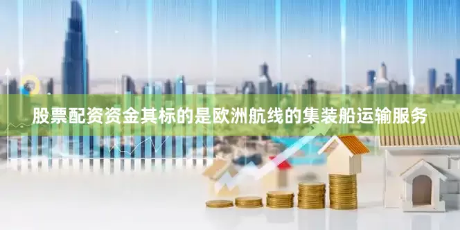 股票配资资金其标的是欧洲航线的集装船运输服务
